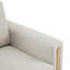 Fauteuil rembourré en tissu pour un salon confortable-56955441