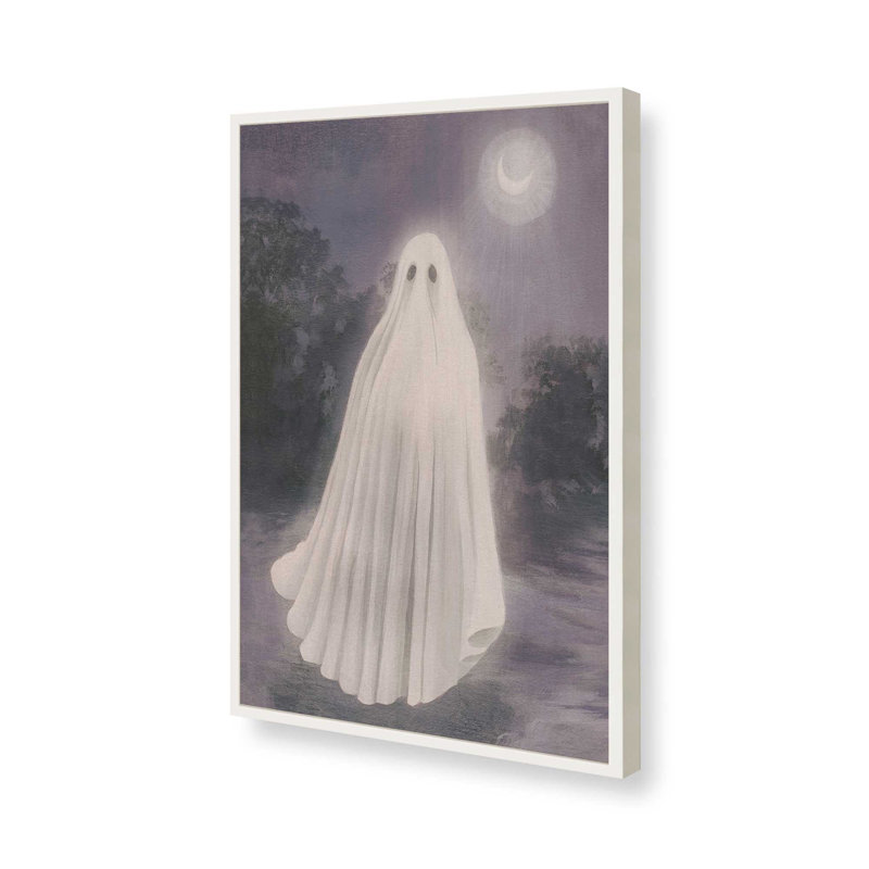 «Floating in the Forest II» par Grace Popp, reproduction d'art, H 24 po x l 36 po, Blanc