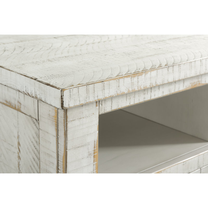 Worden 65" TV Stand with Storage, Antique White