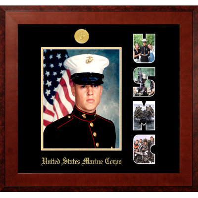 Marine Portrait Honors Picture Frame