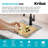 KRAUS Kore™ Workstation 17-inch L Undermount 16 Gauge Single Bowl Stainless Steel Bar Kitchen Sink-115382526-115382528