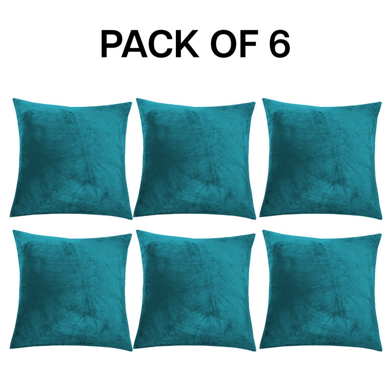Square Scatter Cushion Cushion Cover, Teal
