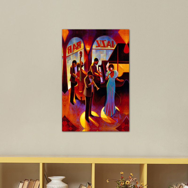 «At the Top» par Keith Mallett, impression sur toile, H 26 po x l 18 po x P 1,5 po, Toile tendue, Pas de tapis