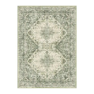 Savana Vintage Oriental Green Area Rug