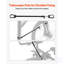 Support de réparation de vélo Support de vélo réglable de 85 lb avec plateau à outils