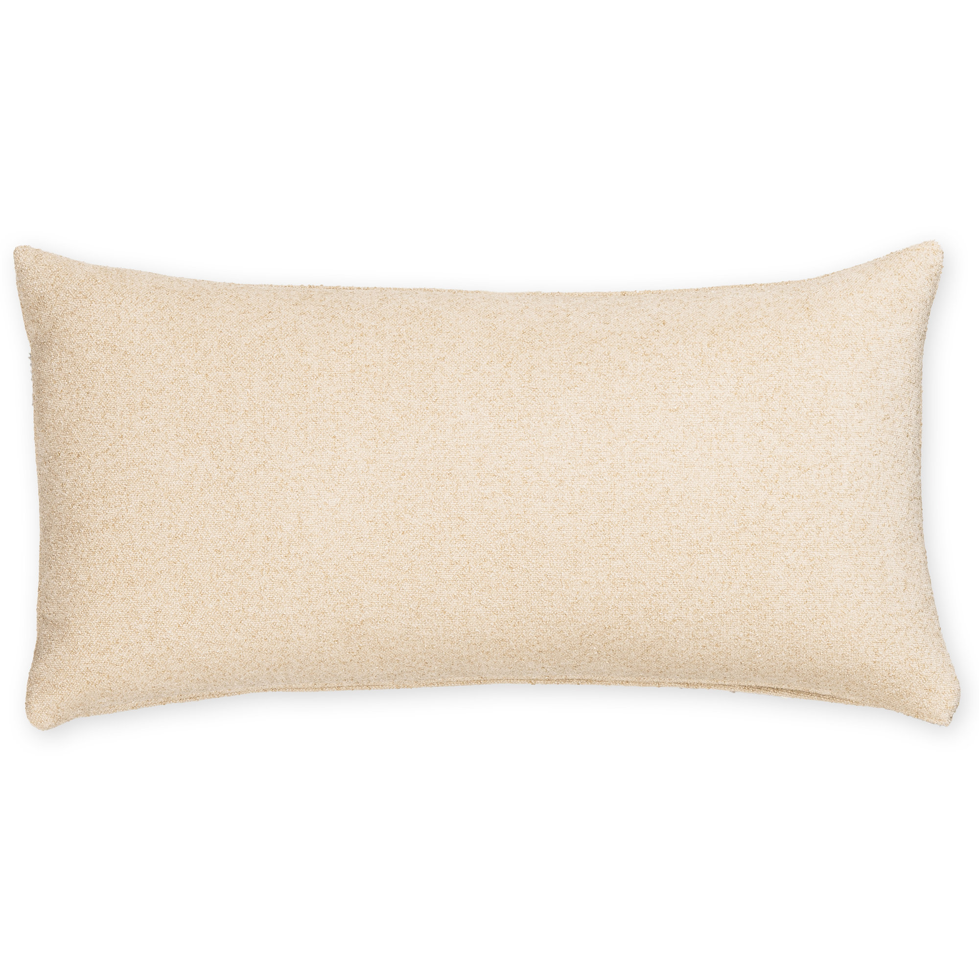 Cascade Textured Accent Pillow, Polyester, Tan, Rectangle 12"H x 21"W
