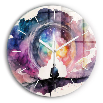 Glass Wall Clock
