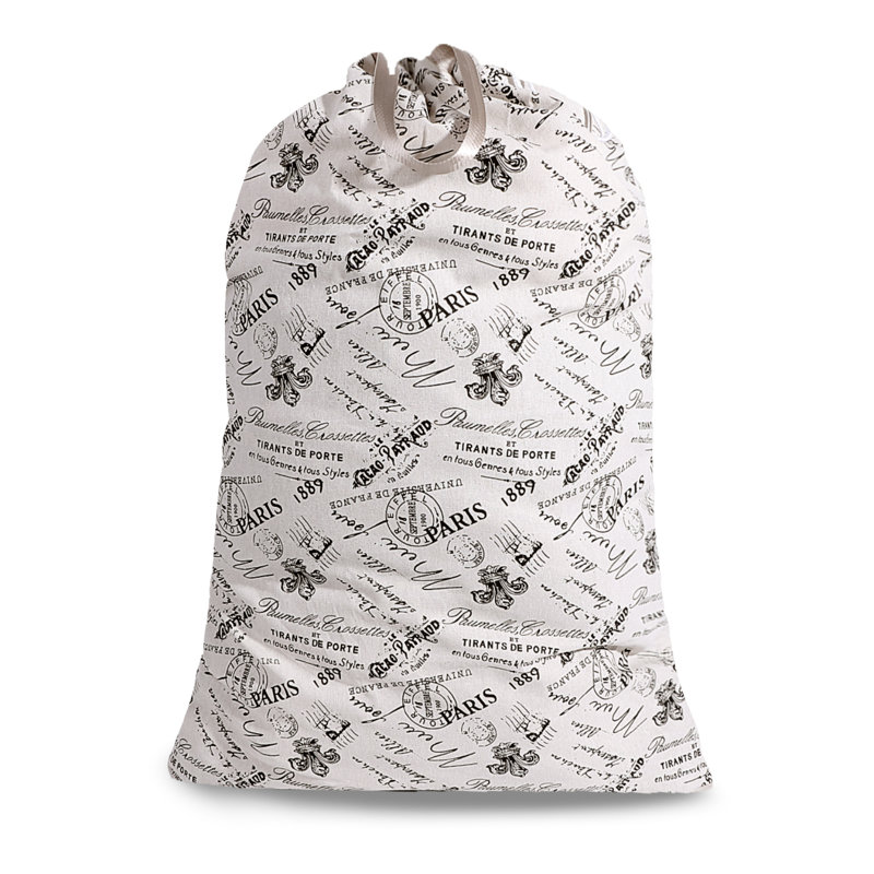 Sac de lavage en tissu, Noir