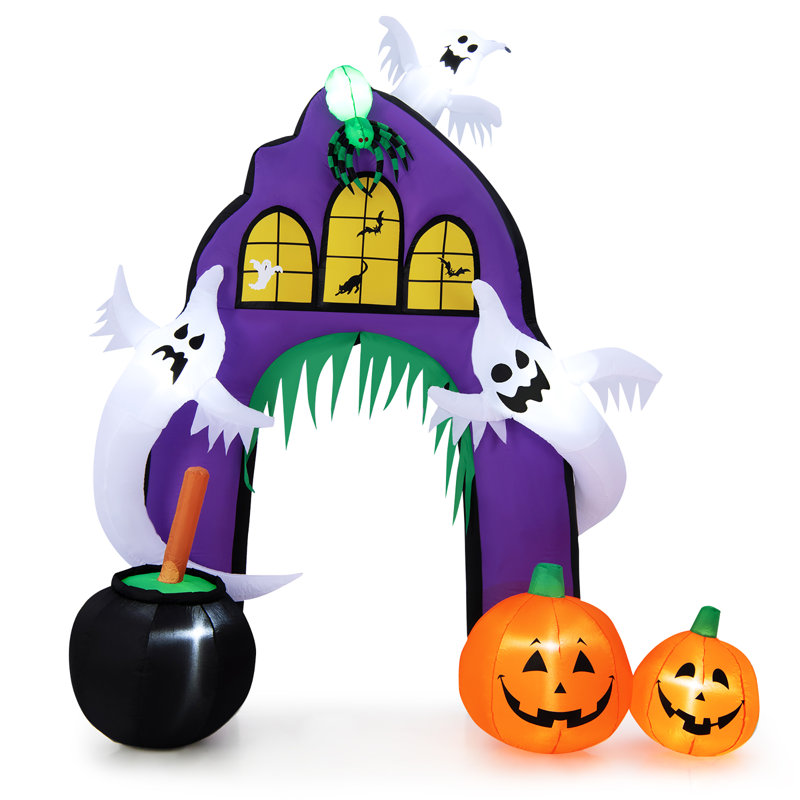 Haut gonflable arche du château d'Halloween