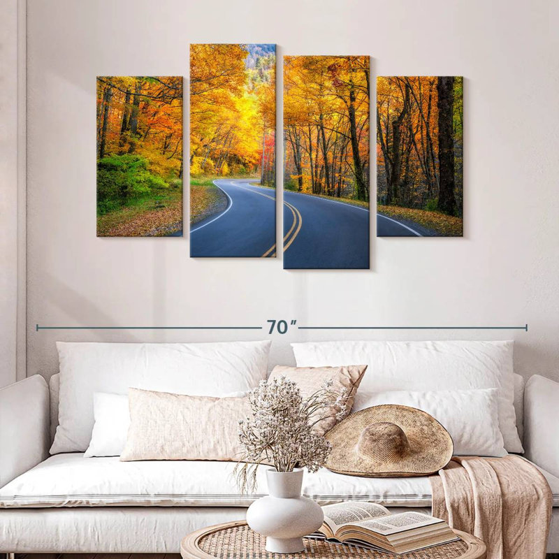 Paysage d'automne à Alvord Road, H 32 po x l 52 po