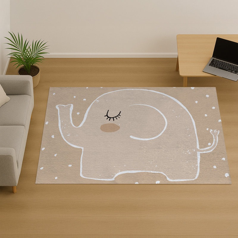 Geometric Shapes Area Rug, Rectangle 140 x 200 cm