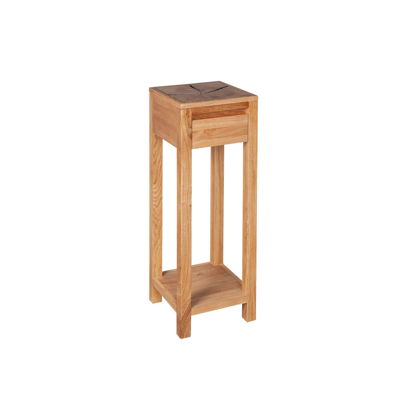 Damaa Plant Stand, Oak, 90cm H x 30cm L x 30cm D