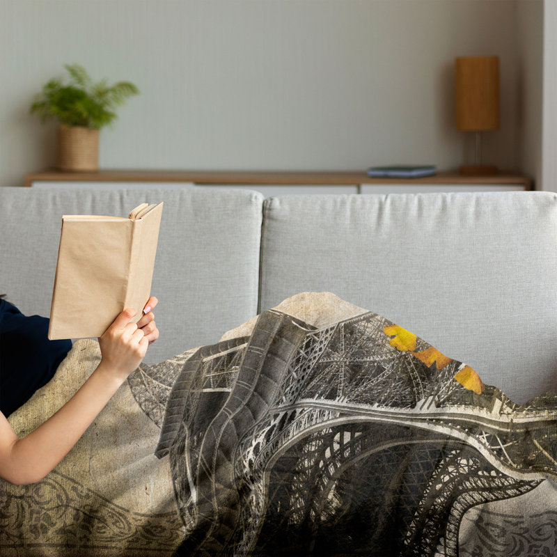 Hand Woven Throw Blanket, 60" x 80"