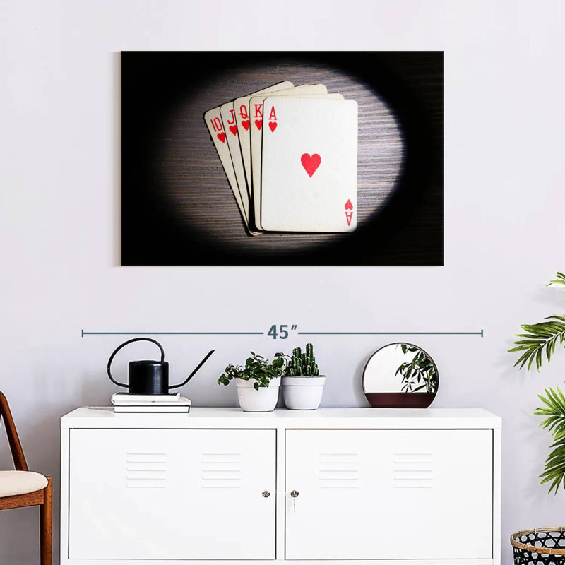 'Poker Flush, 24" H x 36" W