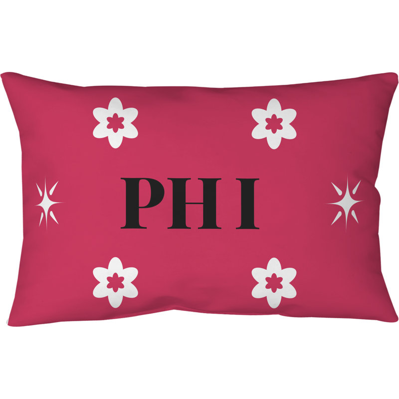 Oreiller en polyester filé Philadelphia Basketball, Rouge / blanc / noir, Rectangulaire H 14 po x l 20 po
