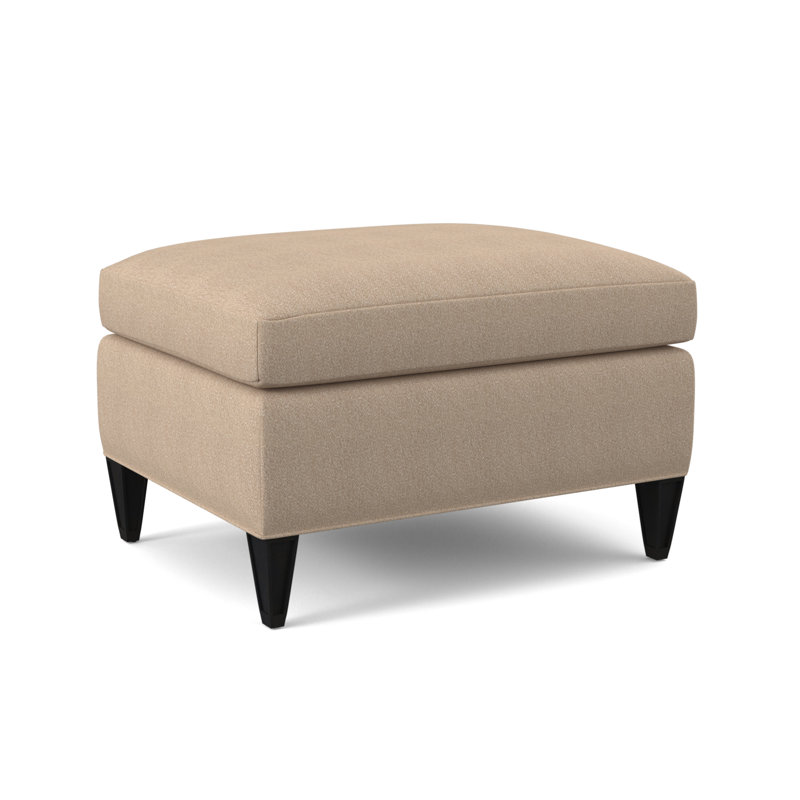 Repose-pieds rectangulaire 28 po Bristol, Espresso, Neige Polly