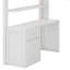 Lit mezzanine avec tiroirs, bureau et garde-robe-106491190