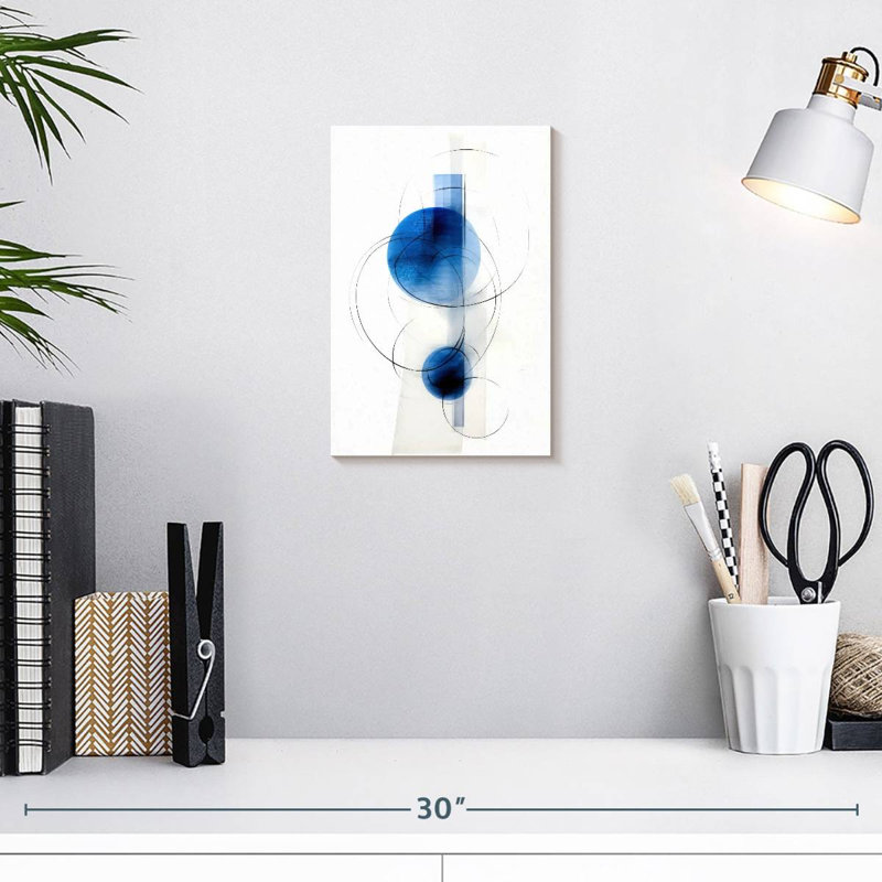 Avery Blue Naval I, 12" H x 8" W