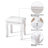 Vanity Stool, Makeup Chair Bench