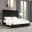 Bertogne Tall Wingback Headboard Upholstered Bed-1069615355-1069615356