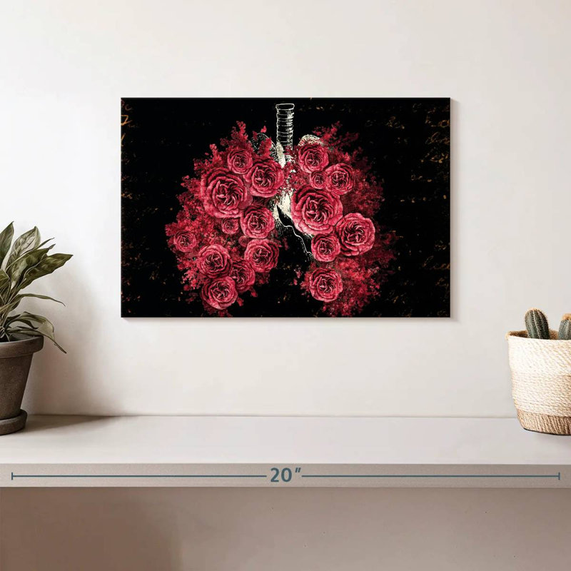 Harnek Rose Lungs, H 8 po x l 12 po