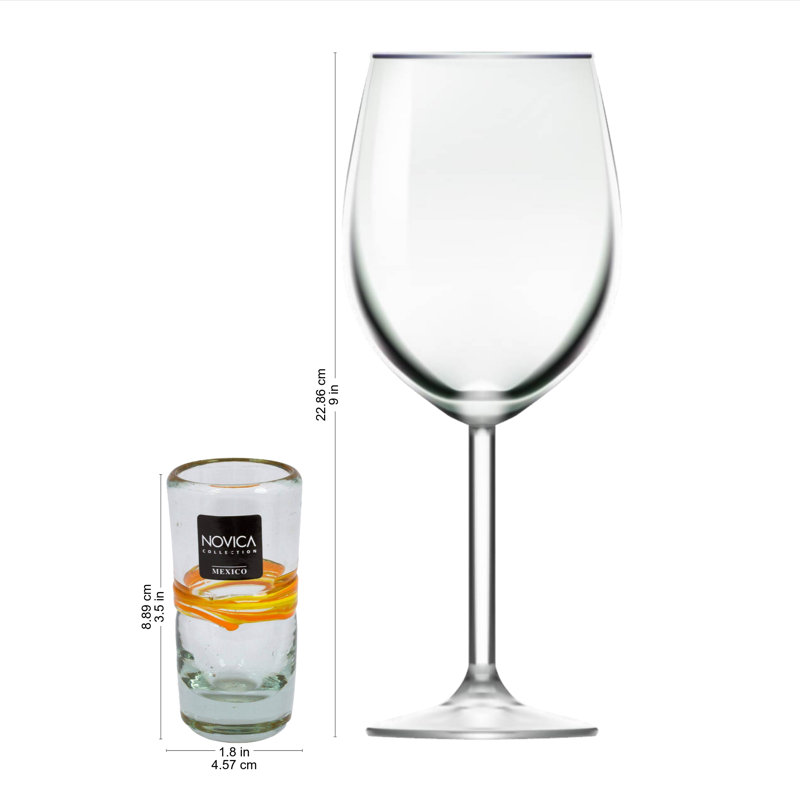 Decosta 2oz. Stemless Wine Glass Set