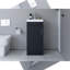 Lavabo pour salle de bain Jozz, noir