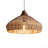 1-Light Rattan Lighting Fixture Handmade-899361881