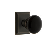 Grandeur Concealed Screw Mechanism Mushroom Knob with Square Rosette