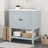 Modern and Simple Bathroom Vanity with Open Style Shelf & Door Shelf-105205759