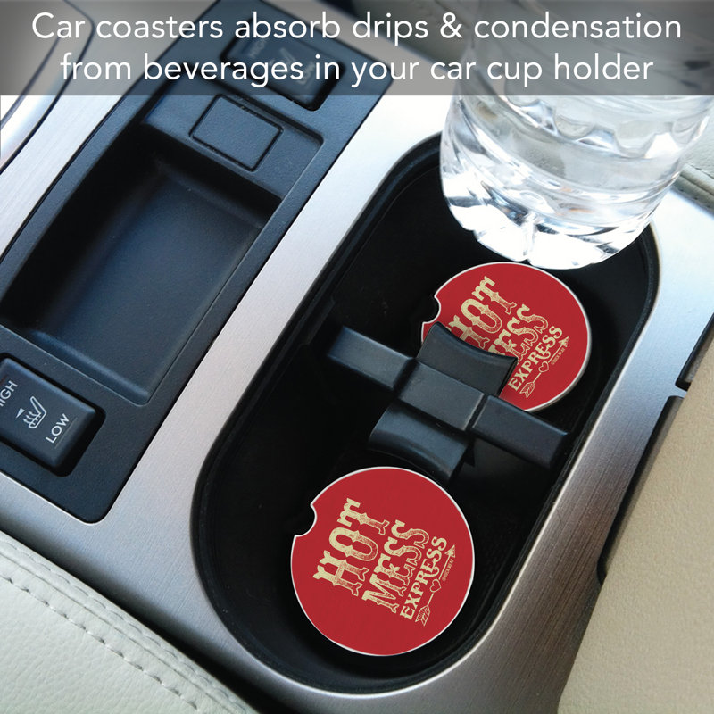 Ensemble de 2 sous-verres Hot Mess Express