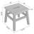 Blount 12.25'' Tall 1 - Step Solid Hardwood Lightweight Step Stool for Adults and Kids with 200 Lbs Capacity, Unfinished-409019934-416949415