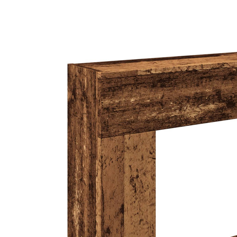 Fireplace Surround 31.9X7.1X32.3" Engineered Wood, Old Wood