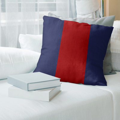 Striped Linen Reversible Pillow Cover