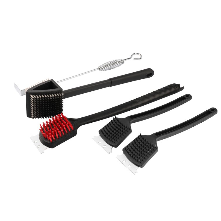PitMaster King Plastic Non-Stick Dishwasher Safe Cleaning Brush
