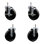 Phenolic Swivel Grip Ring Stem Caster