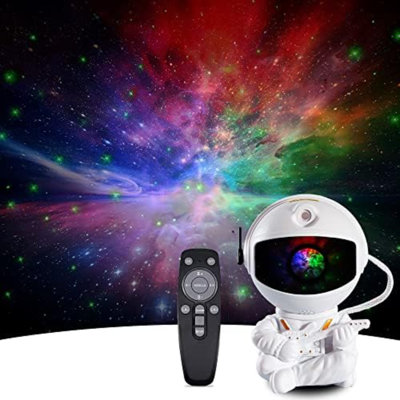 Projecteur d'étoiles astronaute, veilleuse pour enfants, projecteur nébuleuse. Projecteur galaxie pour chambre, décoration pour salle de jeux/cinéma de maison/plafond/pièce