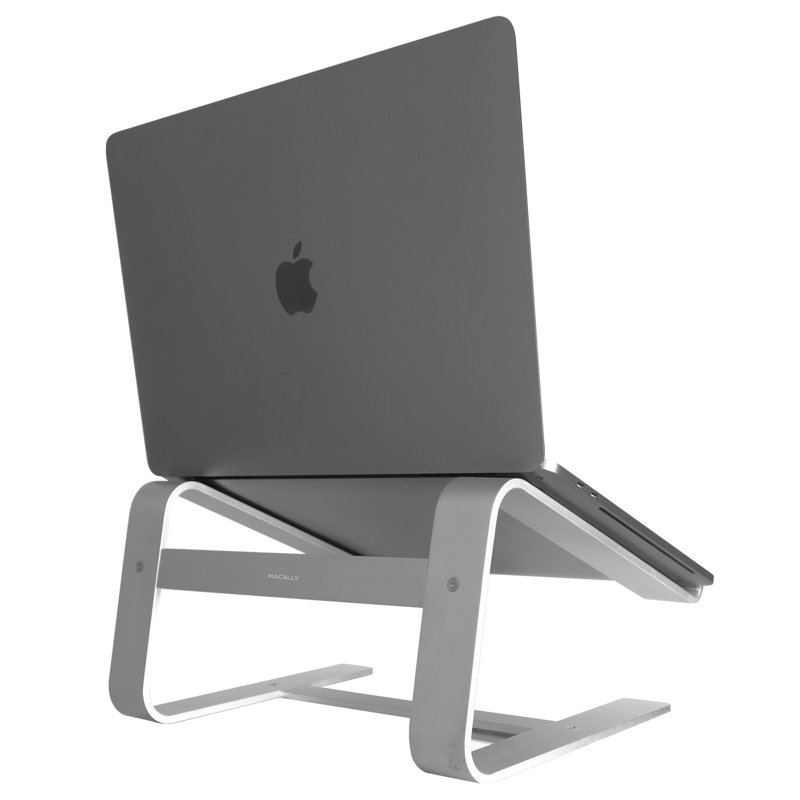 6'' H x 10'' W Laptop Cart, Aluminium