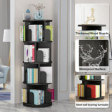Rotating Bookshelf, 360 Display Bookcase Storage Rack For Kids & Adults