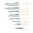 Farberware Edgekeeper 14-Piece Triple Rivet Knife Block Set with Built-In Sharpener