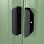 Abdulbaki 7ft. W x 4ft. D Metal Tongue & Groove Pent Garden Shed