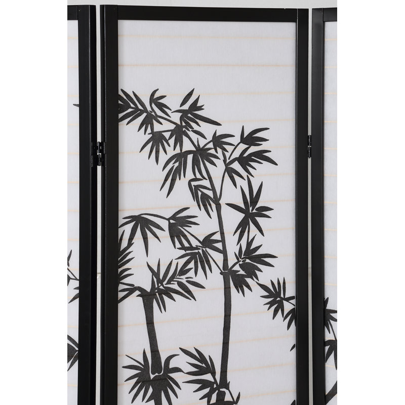 Darrien Room Divider,3-Panel Oriental Shoji Screen