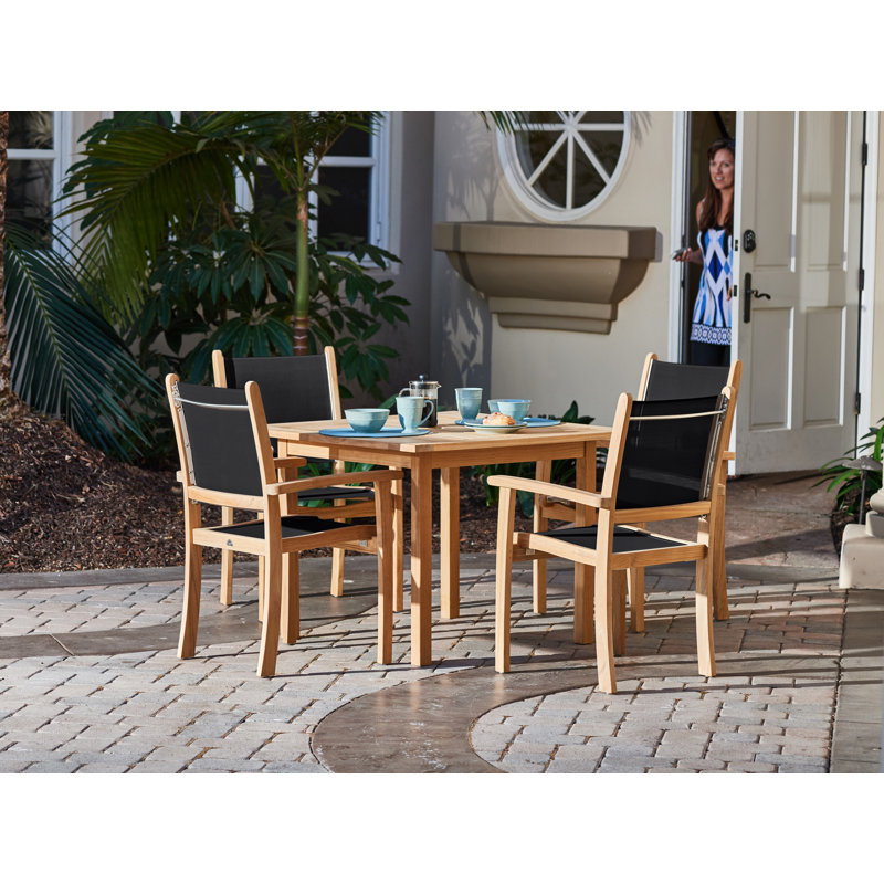 Pearl 5 Piece Sunbrella Dining Set
