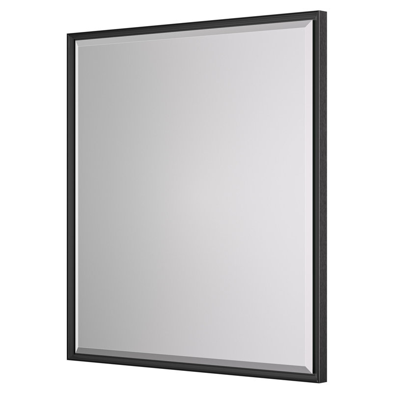 Miroir biseauté de salle de bain, 16 po x 24 po, Bronze huilé
