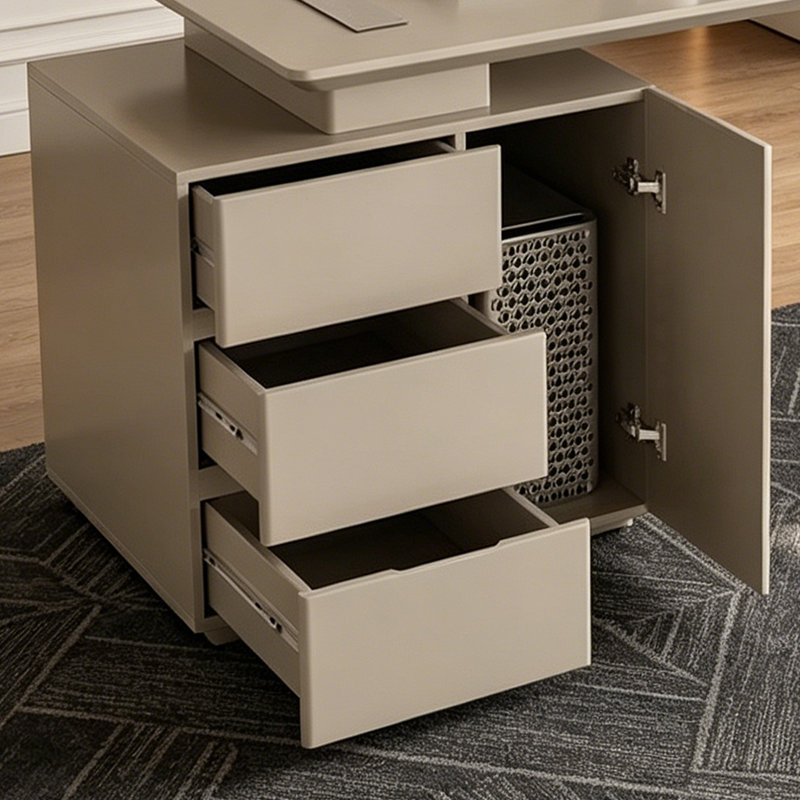 Bureau de luxe de style italien, 29.53" H x 62.99" W x 23.62" D