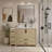 12" Bathroom Side Cabinet with Countertop, Pre-assembly