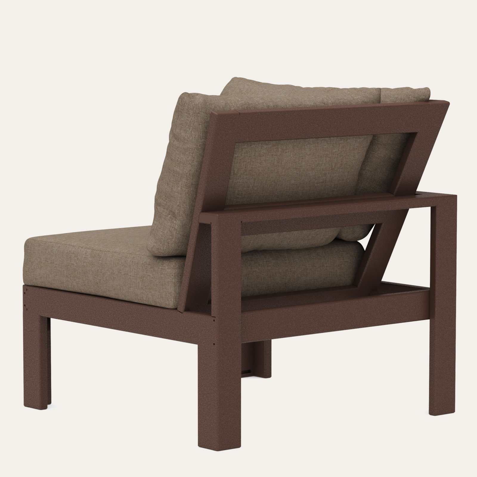 Edge Patio Lounge Chair, Spiced Brown Revolution®, Mahogany