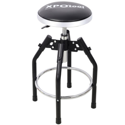 Tabouret d'atelier hydraulique robuste et réglable