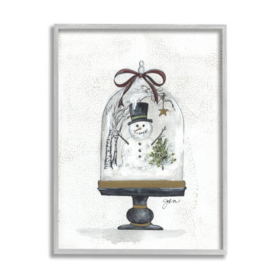 Snowman Winter Scenery
