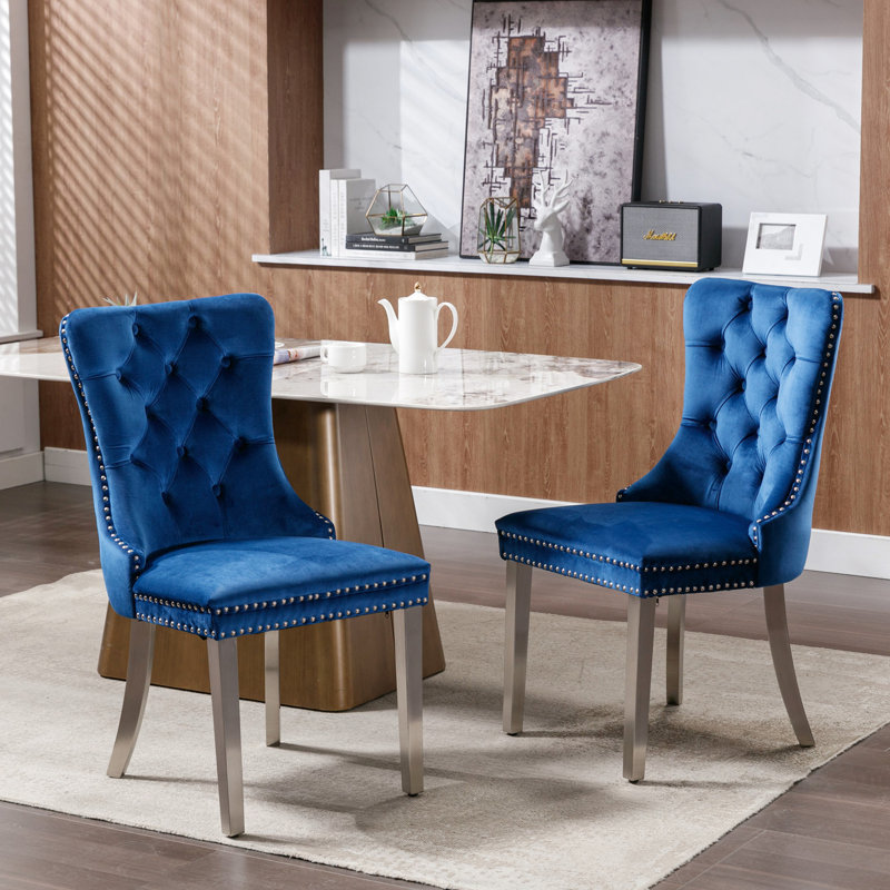 Velvet Upholstered Accent